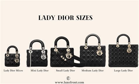 lady dior mini|lady dior small dimension.